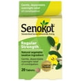 thumbnail image 1 of Senokot Regular Strength Tablets Natural Vegetable Laxative Ingredient, 20 Count, 1 of 9