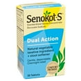 thumbnail image 1 of Senokot-S Natural Vegetable Laxative Ingredient Tablets, 30 Count (Pack of 6), 1 of 1