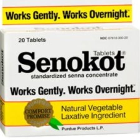 Senokot Tablets 20 Tablets (Pack of 3)