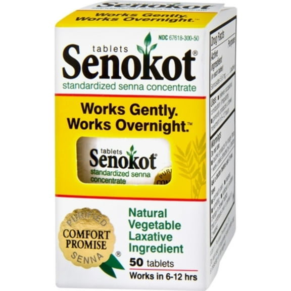 Senokot Tablets 50 Tablets (Pack of 3)