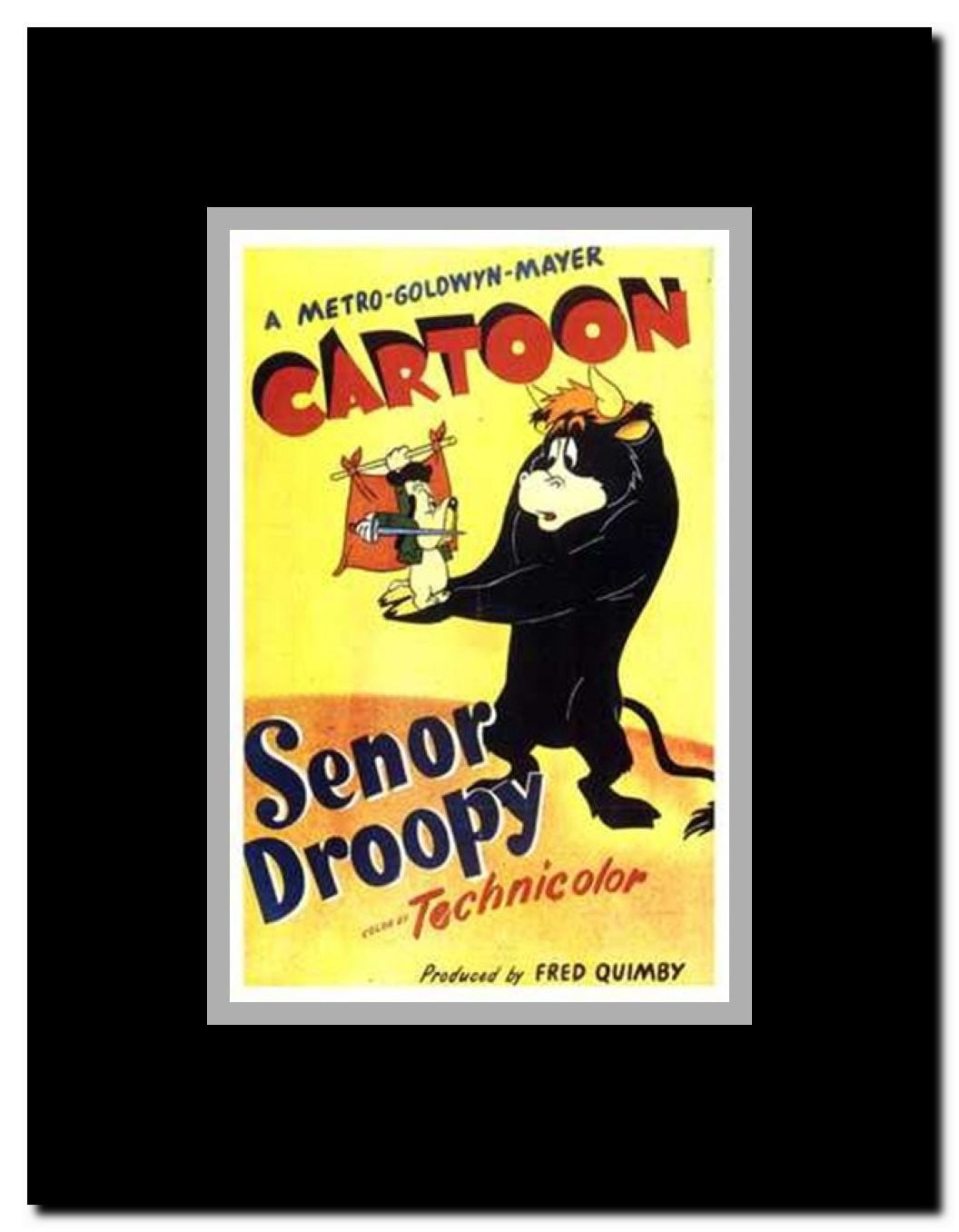 Senor Droopy Framed Movie Poster