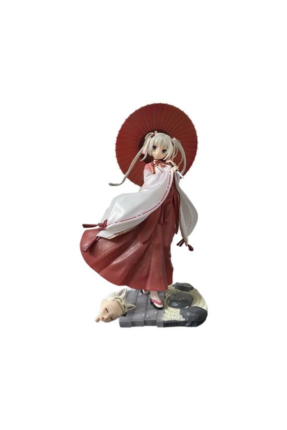 Senren Manka Yoshino Asatake figure holding an umbrella, a miko can be replaced with an anime girl