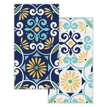 Sens 338406 2Ply Moroccan Tiles Dinner Napkin - 24 Count