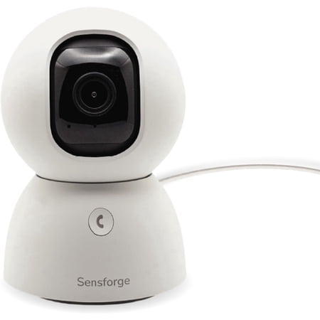 SensForge 2.5K Indoor Pan-Tilt Security Camera Lite, 360° Dual-Band WiFi Camera for Home, Free AI Human & Pet Detection, 2-Day Cloud + Two-Way Talk, Optional AI + Storage Upgrade