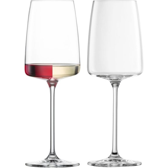 Sensa White Wine Glass (Set of 6), Glasses for Red and Wine, Dishwasher-Safe Machine-Made Tritan Crystal Glasses, Made in Germany (12.3 Ounce)