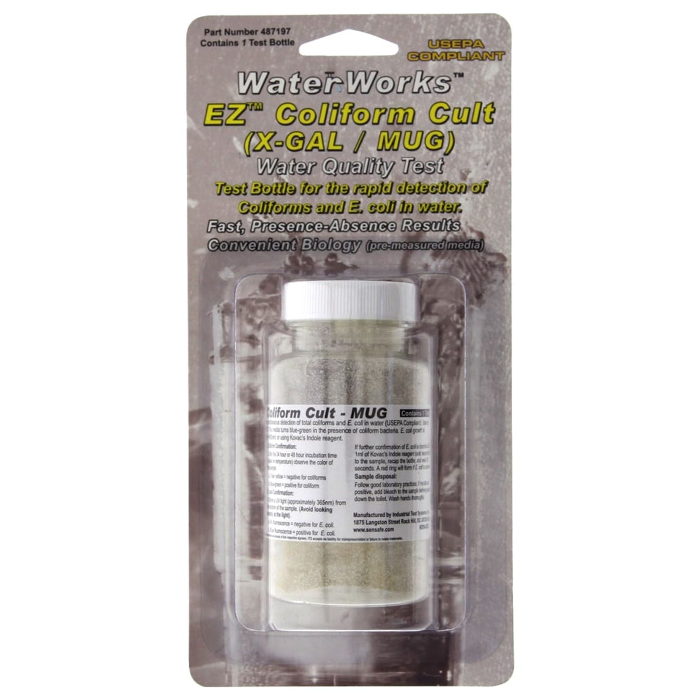 Sensafe WaterWorks 487197 Water Test Kit