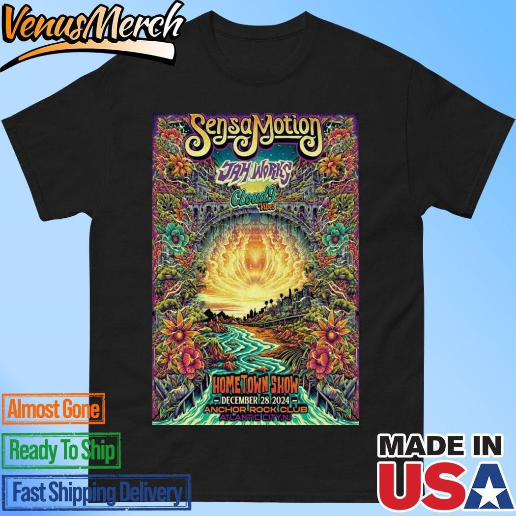 Sensamotion Show Poster Jah Works Cloud 9 Vibes Hometown Dec 28 2024