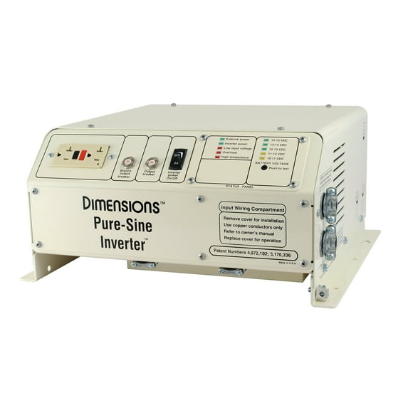 Sensata 12/2400DN 2400W 12VDC Pure Sine Inverter N Series