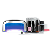 SensatioNail Gel Nail Polish Kit (Pink), Pink Chiffon & Removal Tools
