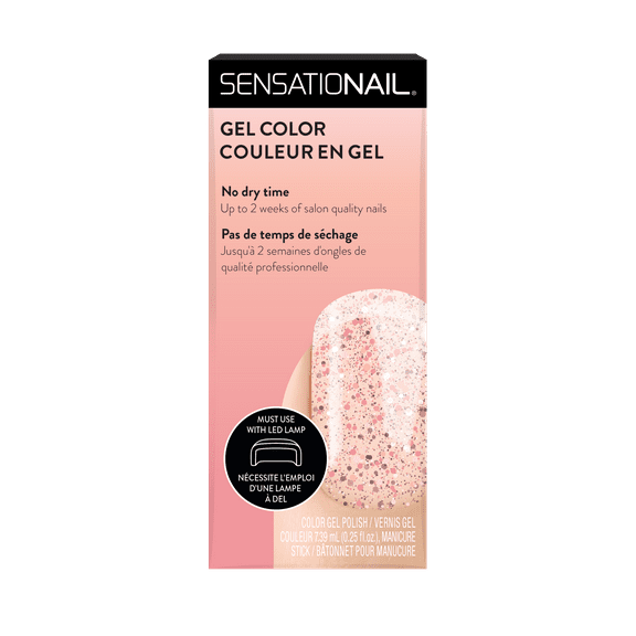 SensatioNail Gel Nail Polish (Pink), Pink Party, 0.25 fl oz