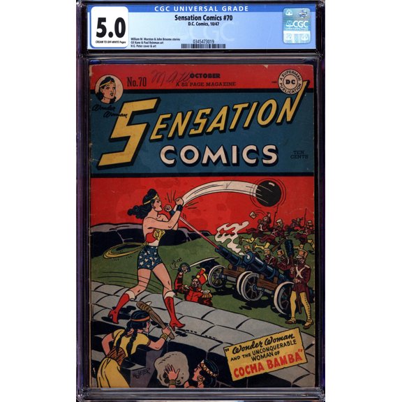 Sensation Comics #70 - CGC 5 Comic Book