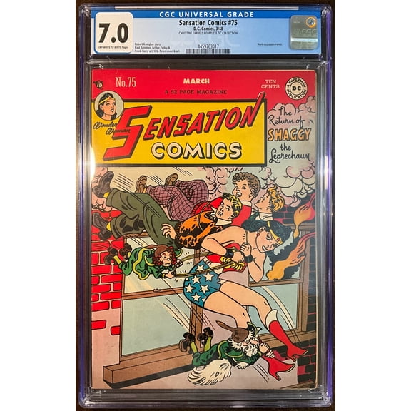 Sensation Comics #75 - CGC 7 Comic Book