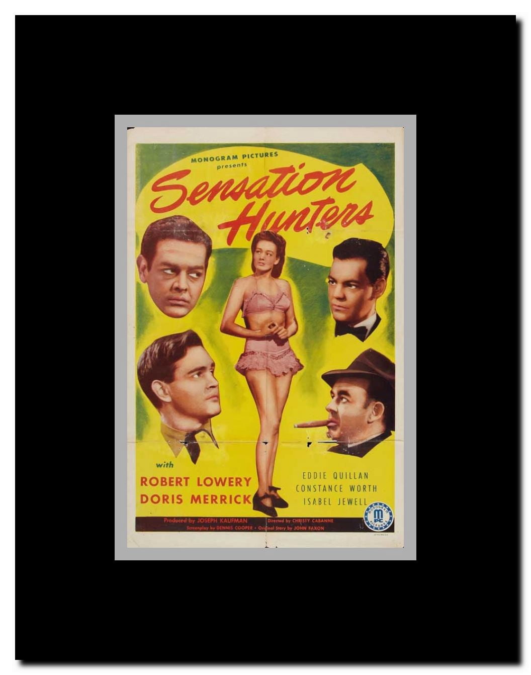 Sensation Hunters Framed Movie Poster