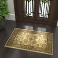 thumbnail image 1 of Sensation Transitional 2' x 3' Ivory and Moss Green Polypropylene Indoor Area Rug, 1 of 7