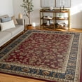 thumbnail image 1 of Sensation Transitional 6.7' x 9.6' Red and Beige Polypropylene Indoor Area Rug, 1 of 8