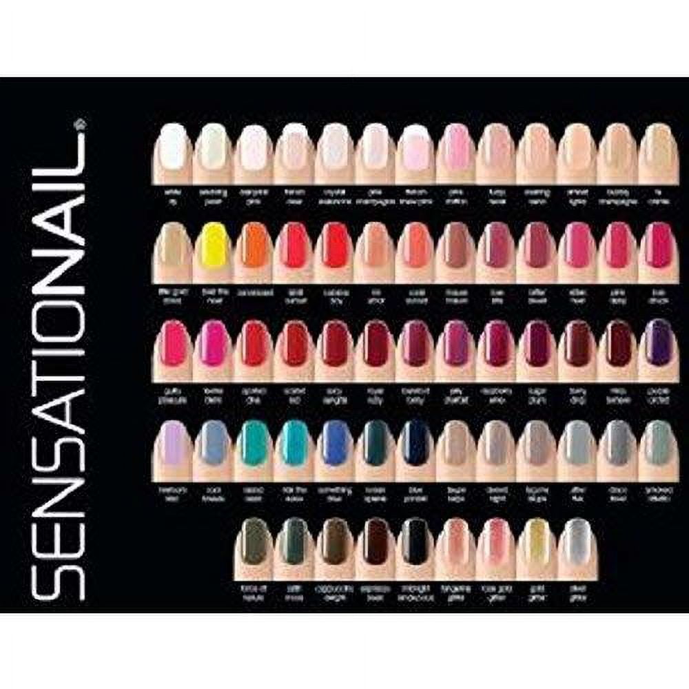 Sensationail Color Gel Polish 10Piece Collection Set No Repeats Random Assortment