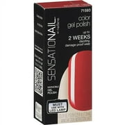 Sensationail Color Gel Polish, Scarlet Red
