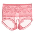 thumbnail image 1 of Sensational Lace Embroidered High Vibrating Pantie's with Control Waist Open Back Briefs Dress for Women Wear Ultra Thin and Translucent Passionate Opening for Occasions, 1 of 2