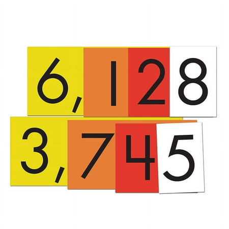 Sensational Math 4-Value Whole Numbers Place Value Cards Set, 40 Cards Per Set, 3 Sets