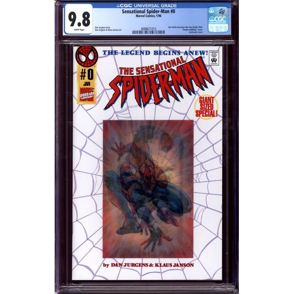 Sensational Spider-Man #0 - CGC 9.8 Comic Book