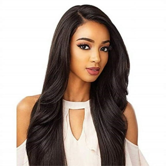 Sensationnel 100% Premium Fiber Cloud9 WHAT LACE? 13"X6" Swiss Lace Wig - MORGAN (1 [Jet Black])