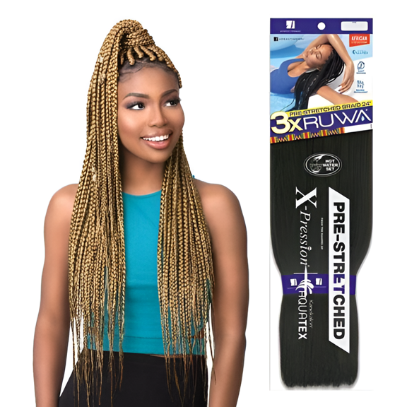 Sensationnel 3x Ruwa Pre-stretched Braid 24"
