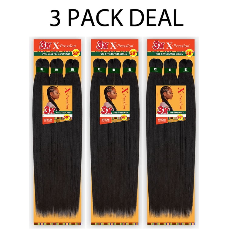 プレミア デッドベア セット Sensationnel African Collection Pre-Stretched Jumbo Braid X