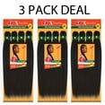 thumbnail image 1 of Sensationnel African Collection Jumbo Braid Pre Stretched X Pression Hair 4x 38” ( 30 Auburn 3 Packs ), 1 of 6