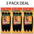 thumbnail image 1 of Sensationnel African Collection Kids Jumbo Braid Pre Stretched X Pression Hair 3x 28 ( 1B Off Black 3 Packs ), 1 of 5