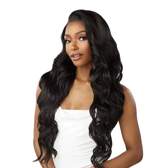 Sensationnel Bare Luxe Laced Glueless Lace Wig - Full Lace Unit 8  (Color : 2 Dark Brown)