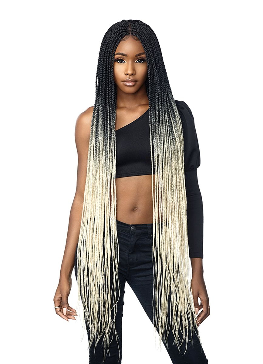 Box Braid 50" 4 X 4 Wig By Sensationnel Lace Wigs