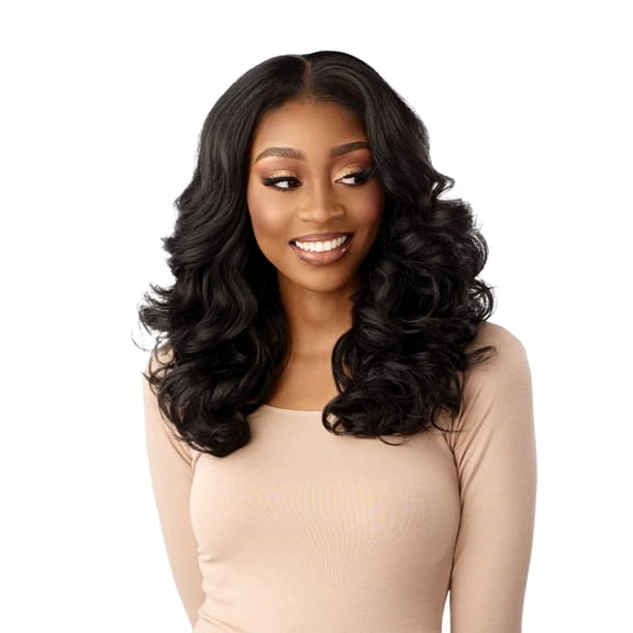 Sensationnel 13X6 Kinky Body Wave 18” Glueless Lace Wig Lace Wigs / Color: BALAYAGE MOCHA