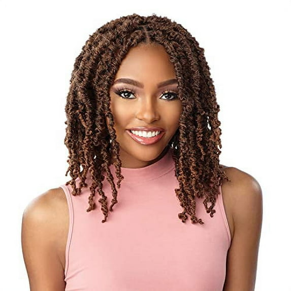 Sensationnel Crochet Braids Lulutress Pre-Looped 3X Twist Locs 8/10/12 (1-pack,