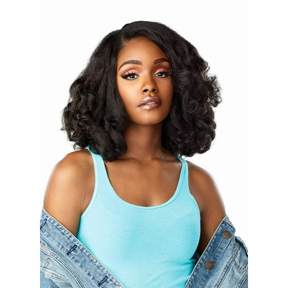 Top Lady 10” - 9 PCS Textured Clip-Ins 100% Premium Fiber By Sensationnel (SCBOS10) Beauty Supply