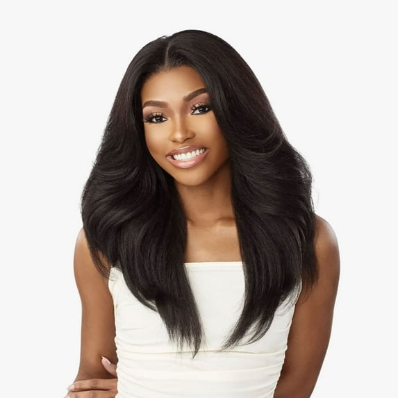 Sensationnel Curls Kinks Glueless HD 13x6 Lace Front Wig - 13x6 KINKY LAYERED BLOW OUT 22" - Kinky Edges