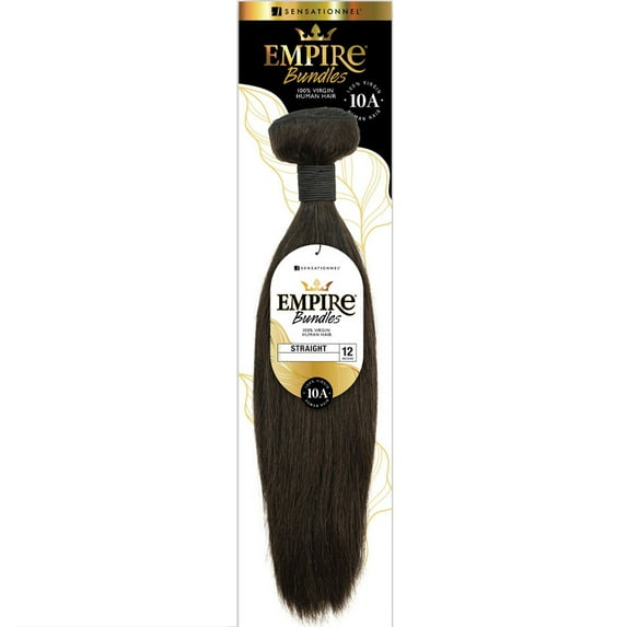 Sensationnel Empire Bundle weave hair - human hair extensions unprocessed bundle hair - Empire Bundles Straight 1 pack (16 inch, NATURAL)