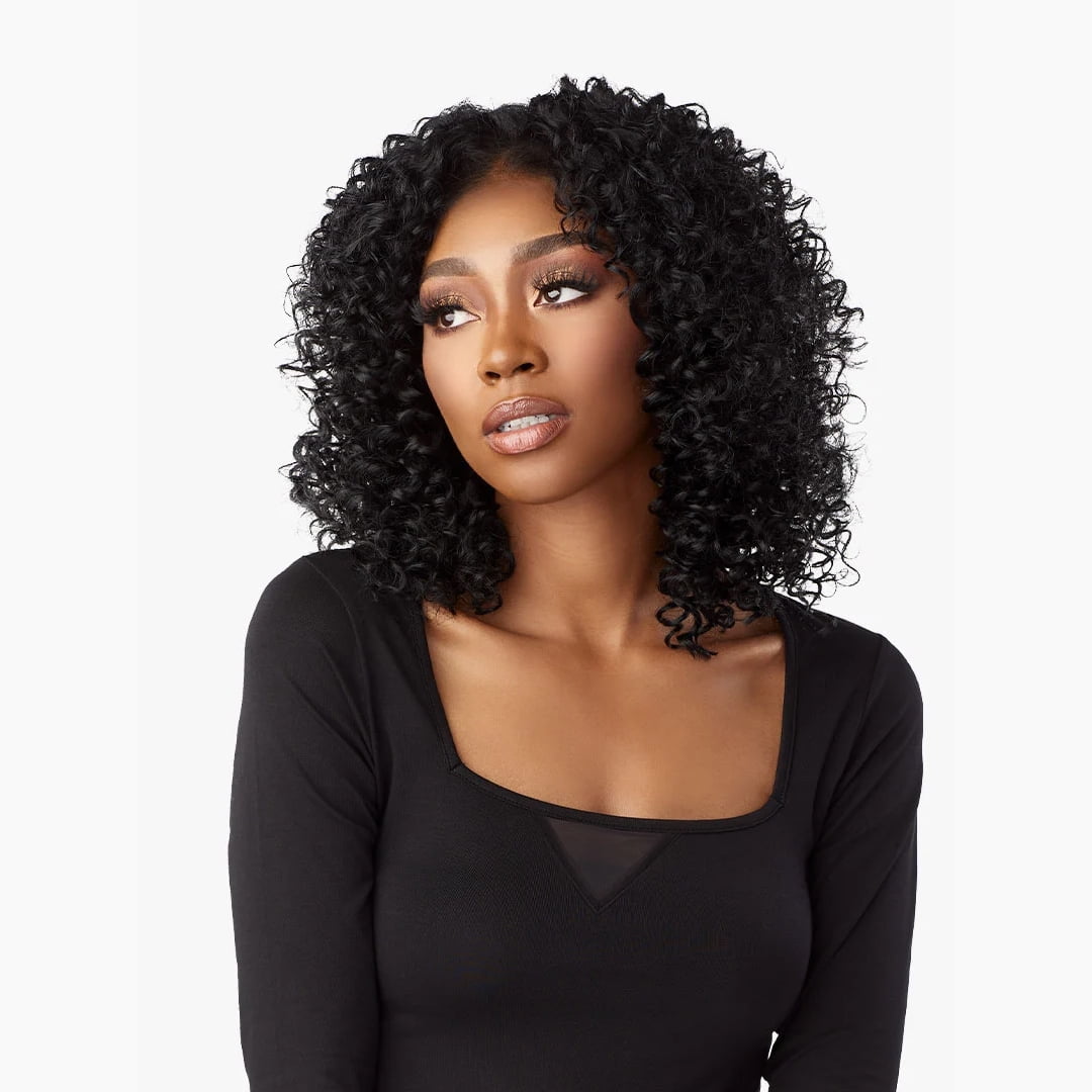 Sensationnel Empire Bundles Human Hair 4X4 Multi Pack - Bohemian 10, 12, 14 (Color:NATURAL)