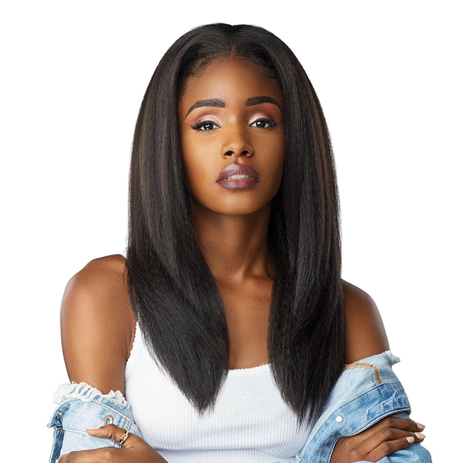 Sensationnel Half Wig Instant Weave Curls Kinks N Co Alpha Woman (FLAMBOYAGEBLONDE)