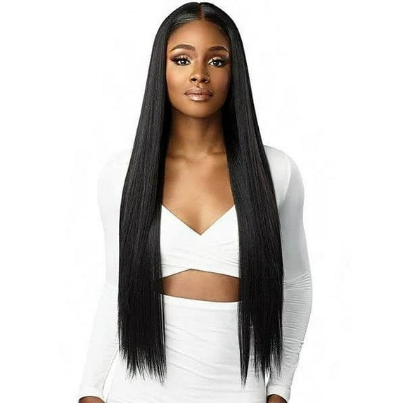 Sensationnel Human Hair Blend Butta HD Lace Front Wig STRAIGHT 32