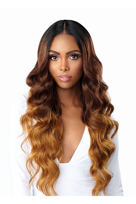 Butta Lace Human Hair Blend Ocean Wave 30" Wig By Sensationnel Lace Wigs