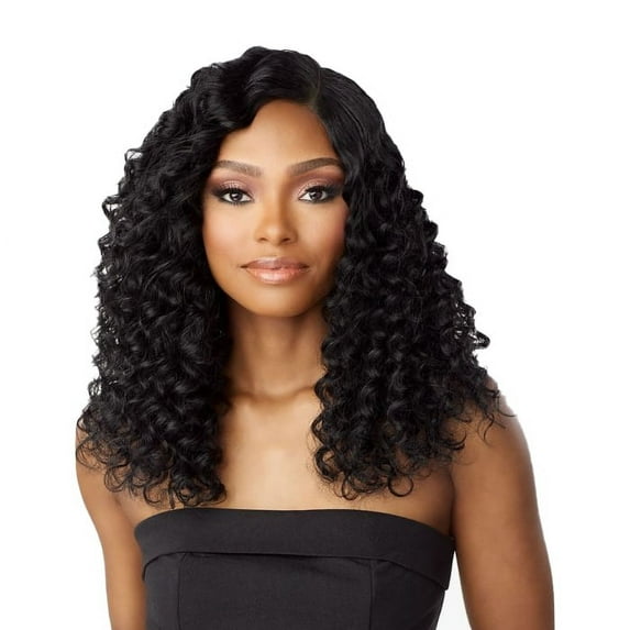 Sensationnel Human Hair Empire Weave Hair - NEW DEEP 16" (Color:4 MEDIUM BROWN)