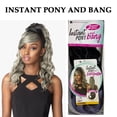 thumbnail image 1 of Sensationnel Instant Pony Synthetic Heat Resistant Drawstring And Bang Brit 22” ( LT1B/Periwinkle ), 1 of 10