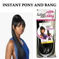 thumbnail image 1 of Sensationnel Instant Pony Synthetic Heat Resistant Drawstring And Bang Cami 3” ( LT1B/Lilac ) Pack of 2, 1 of 10