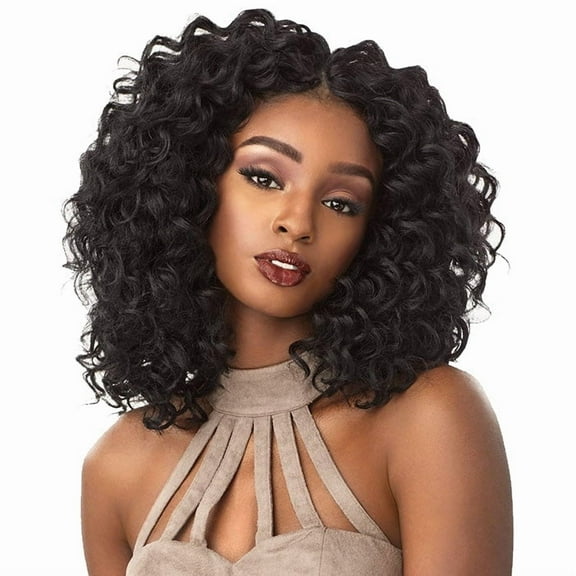 Sensationnel Lulutress Synthetic Crochet Braid - DEEP WAVE 12" (1 Jet Black)