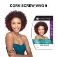 thumbnail image 1 of Sensationnel Premium Too Shorty Human Hair Blend Cork Screw Weaving&nbsp;9"&nbsp;3pcs ( 2 Dark Brown ), 1 of 5