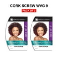 thumbnail image 1 of Sensationnel Premium Too Shorty Human Hair Blend Cork Screw Weaving&nbsp;9"&nbsp;3pcs ( 2&nbsp;Pack ) ( 4 Medium Brown ), 1 of 6