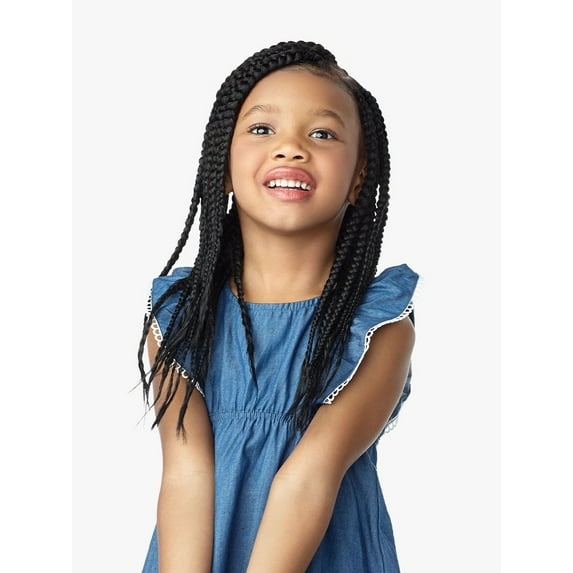 Sensationnel Ruwa 3X Pre-Stretched Kids Braid 12 (Color:SM1B/BG, Pack of 2)