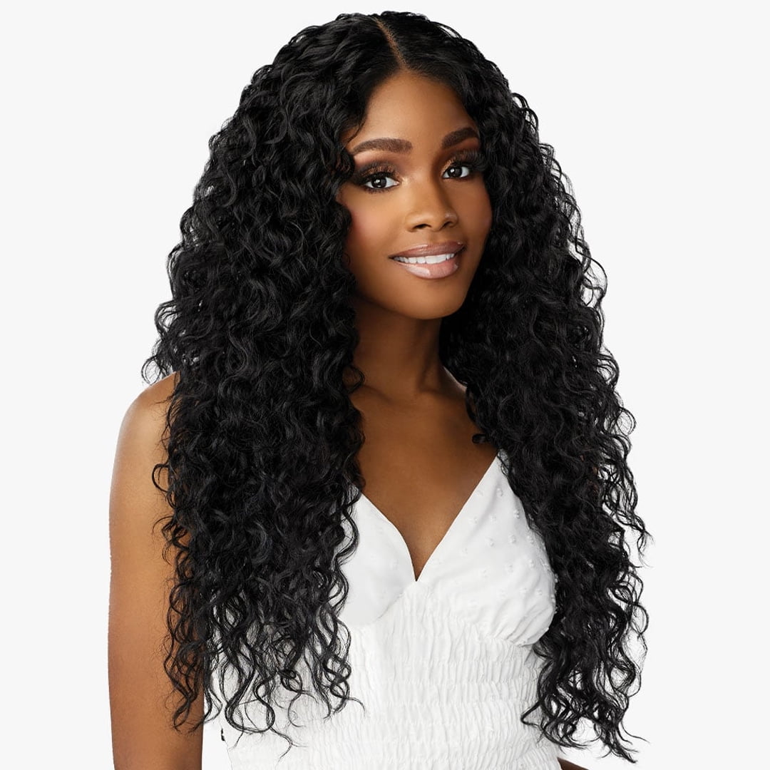 Sensationnel Synthetic Hair Dashly Hd Lace Front Wig - Lace Unit 39 (1B OFF BLACK)