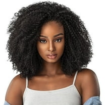 CURLS KINKS  COIW THE GAME CHANGER COHALF WIG HEAT RESISTANT SYNTHETIC FIBER WIG