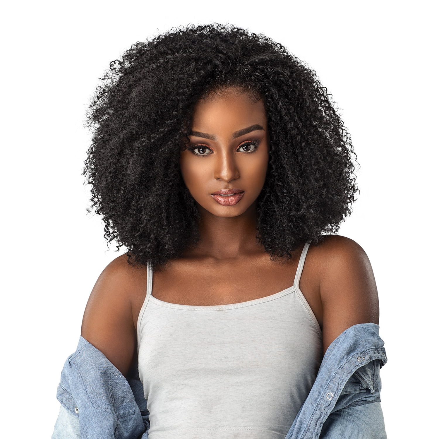 Sensationnel Synthetic Hair Half Wig Instant Weave Curls Kinks & Co ...